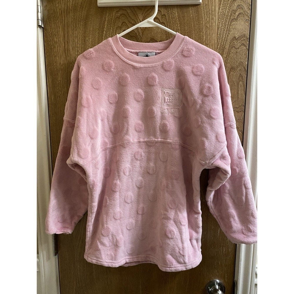 Disney Parks Walt Disney World Piglet Pink Polka Dot Spirit Jersey Sz XS ***READ